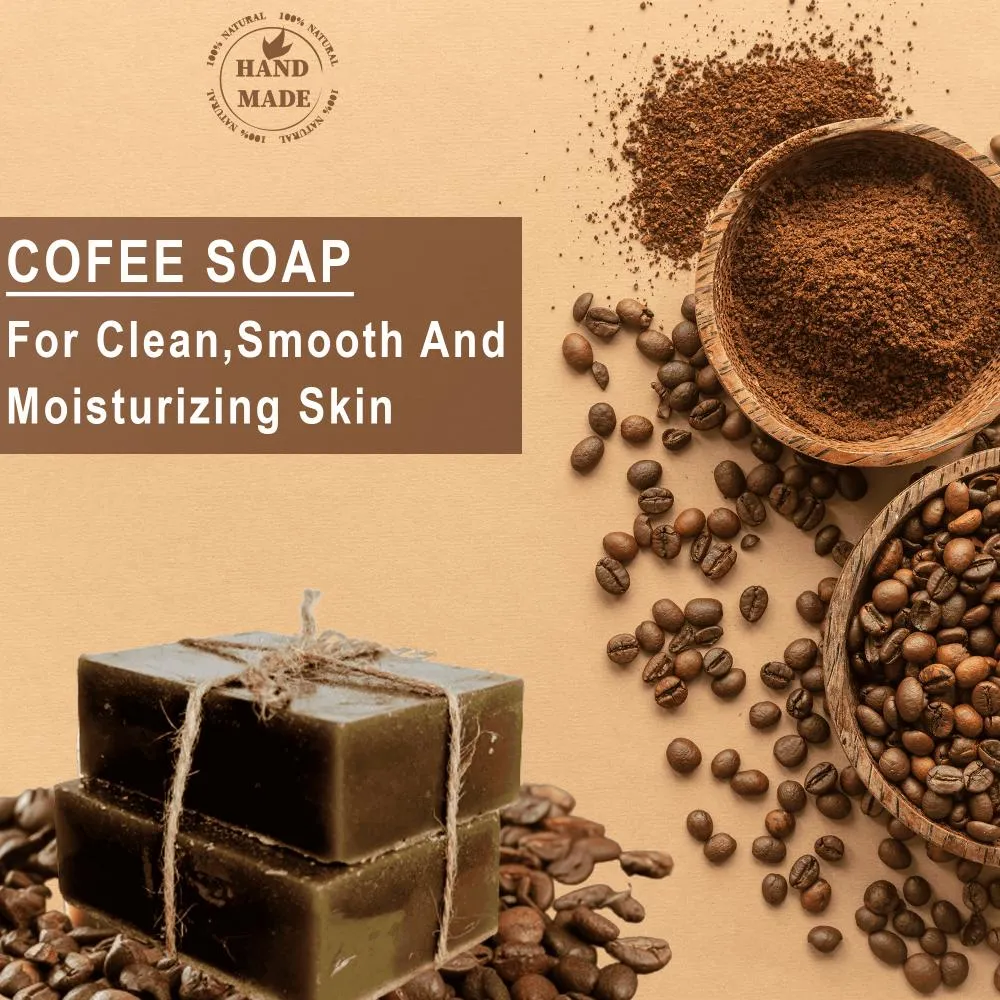 Astro Plus Coffee Hand-Made Soap Natural Handcrafted Coffee Soap Bar | Perfect for Face & Body