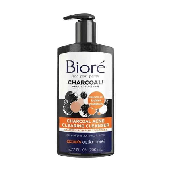 Biore Charcoal Acne Clearing Cleanser 200ml