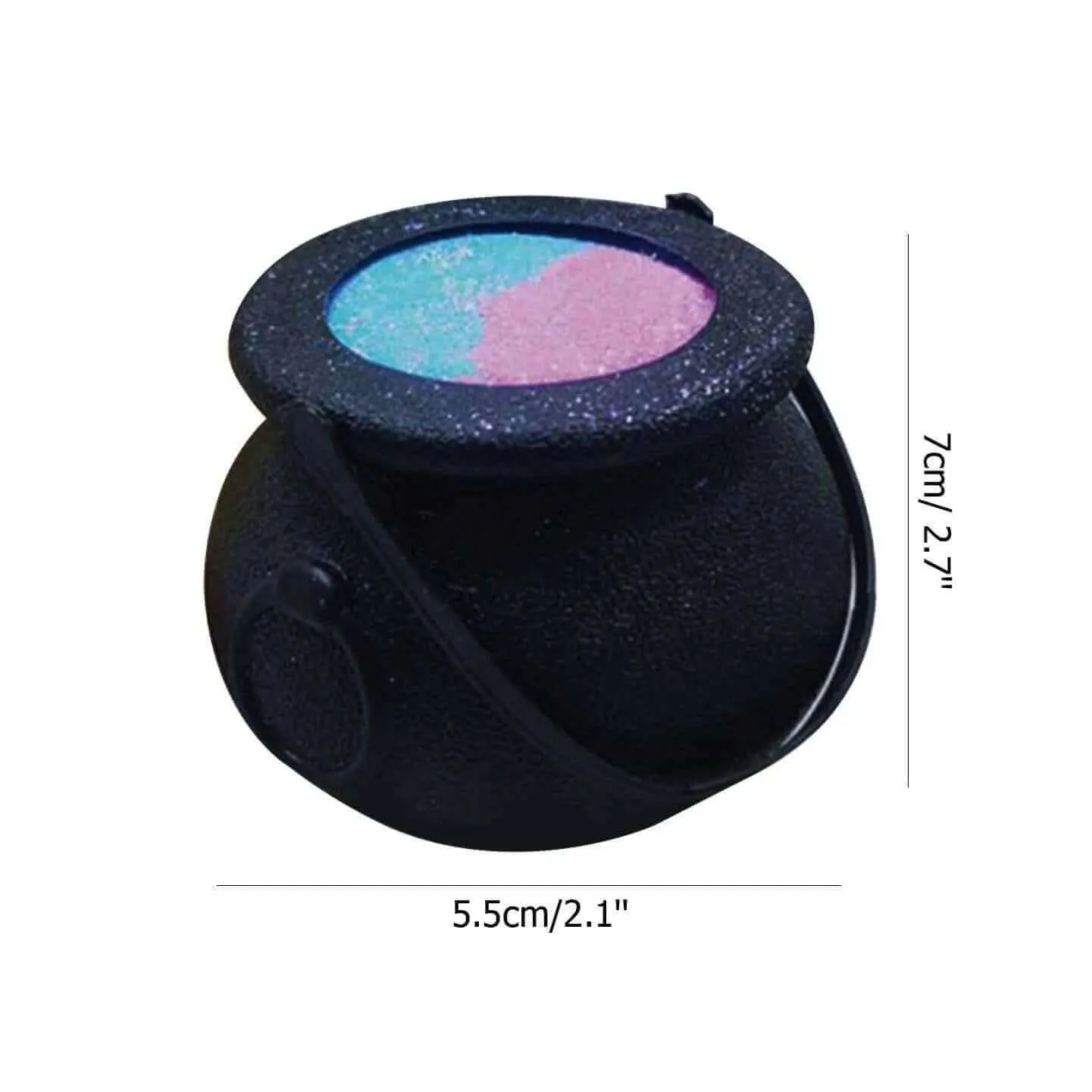 Cauldron Bath Bomb Set with Make-up Eraser Towel, Candle and Natural Crystal