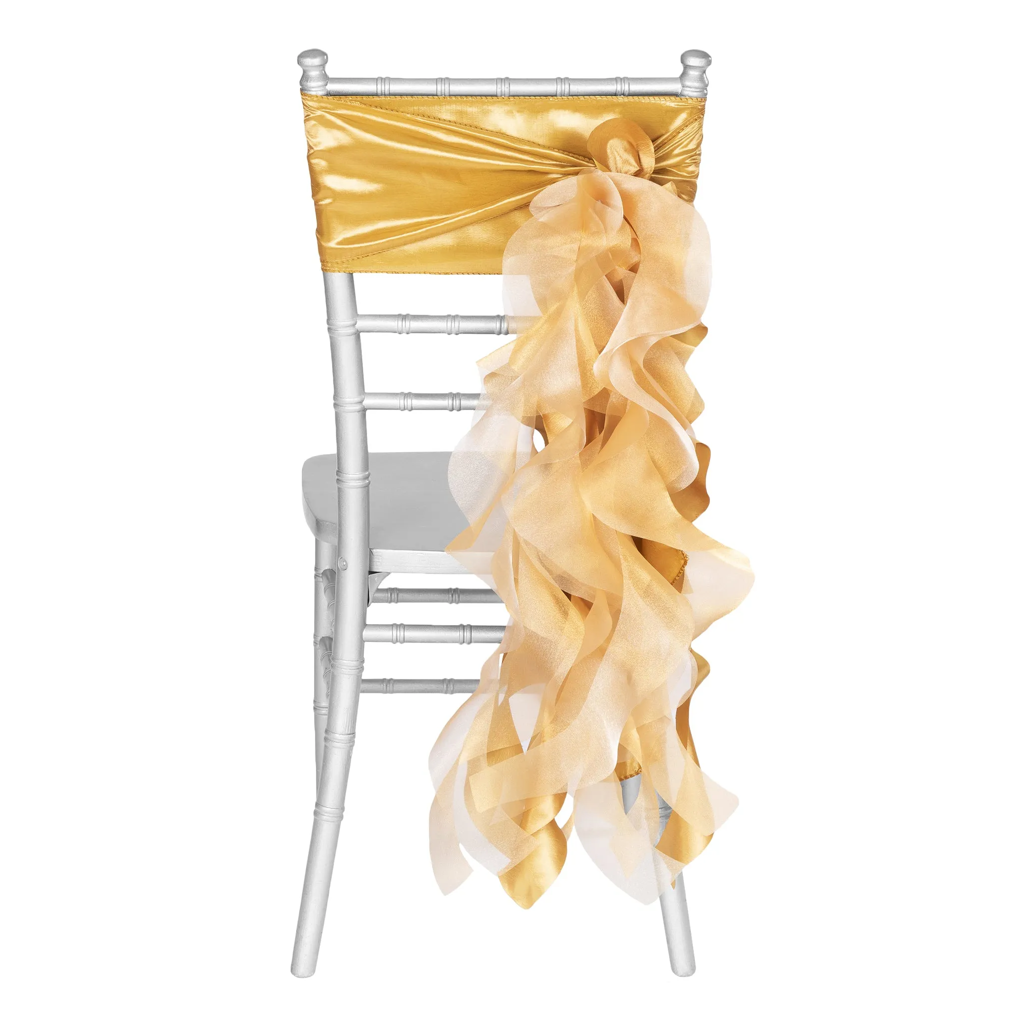 Curly Willow Chair Sash - Gold