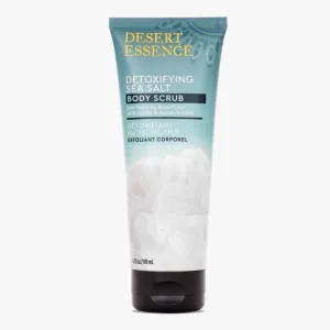 Desert essence - detoxifying sea salt body scrub - 198 ml