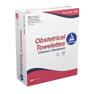 dynarex® Scented Obstetrical Towelettes, Individual Packets