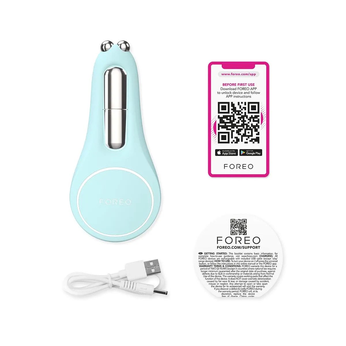 FOREO BEAR™ 2 eyes & lips Microcurrent Line Smoothing Device