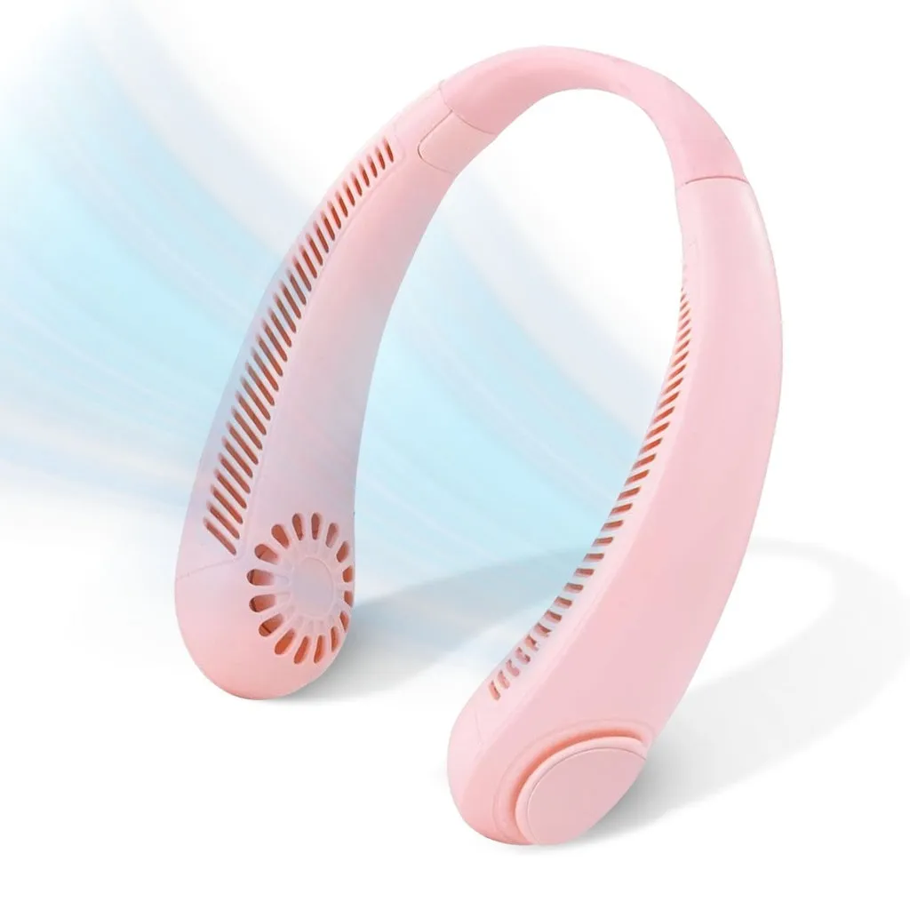 Hands-Free Portable Neck Fan, Adjustable Speeds - Gominimo