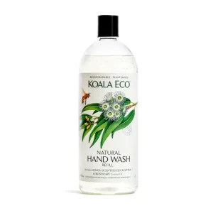 Koala Eco Natural Hand Wash Refill Lemon Scented Eucalyptus & Rosemary 1L