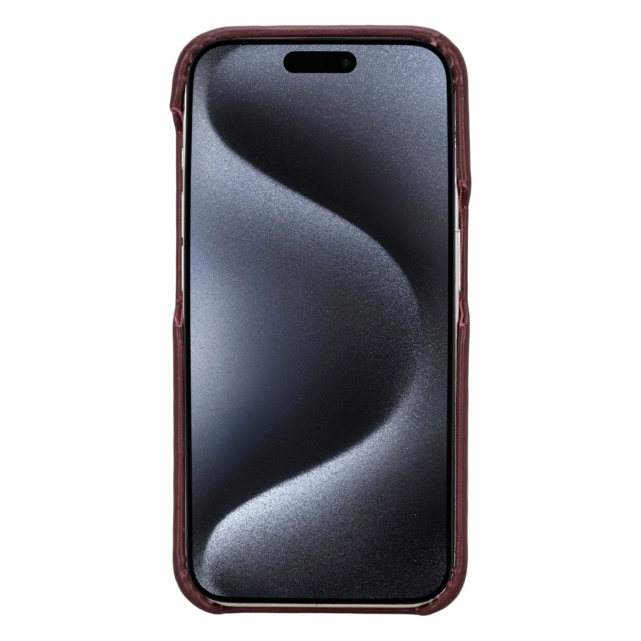 Mason iPhone 15 Pro Case, Soft Bordeaux