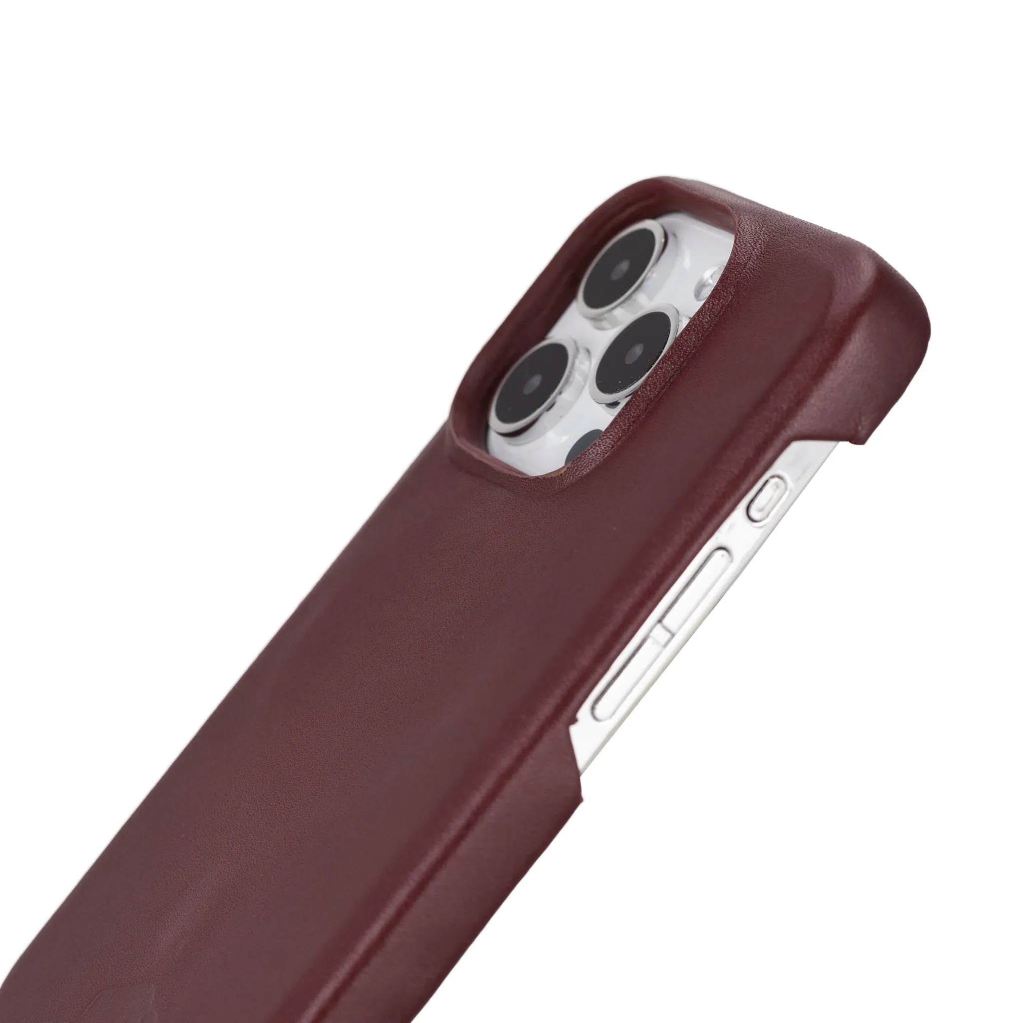 Mason iPhone 15 Pro Case, Soft Bordeaux