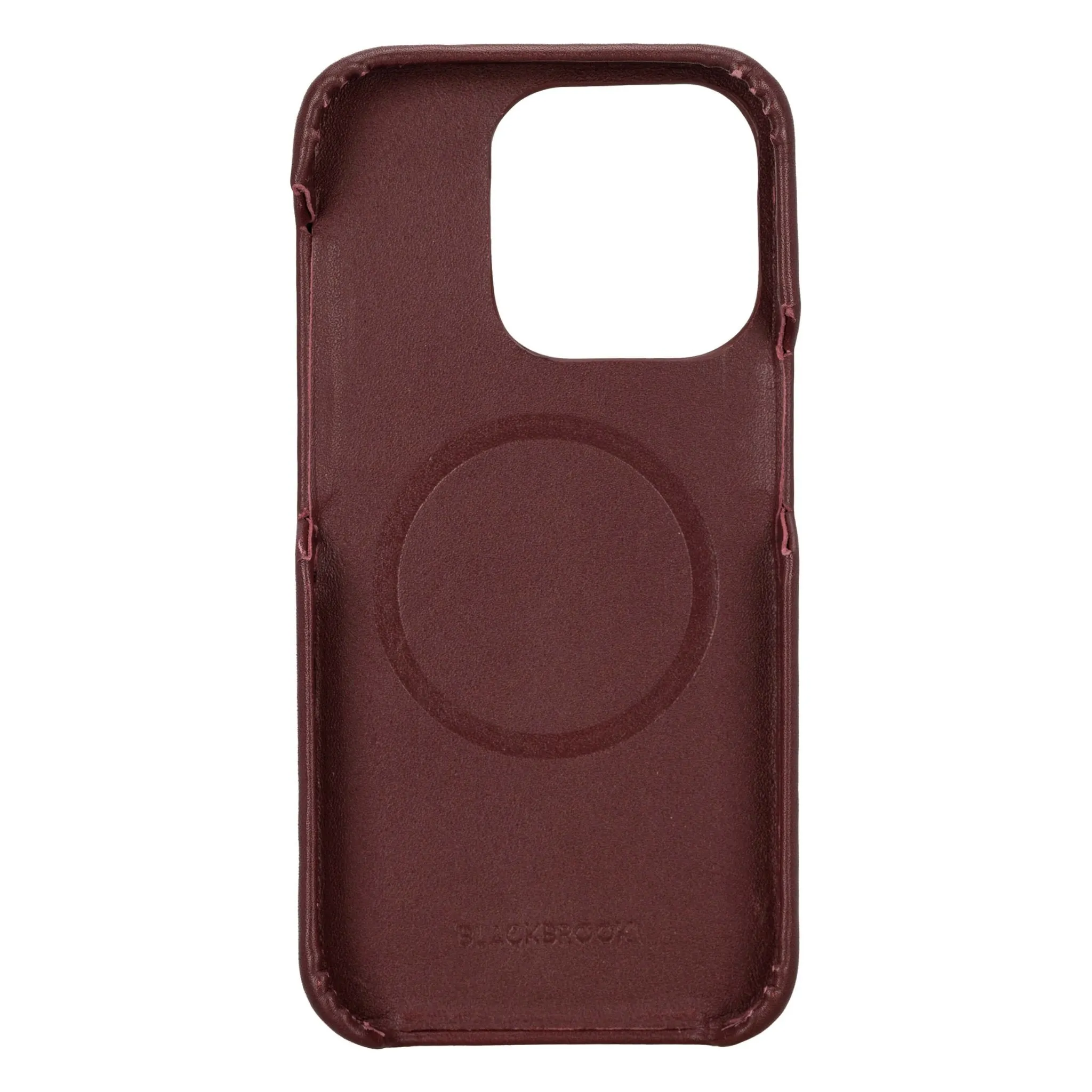 Mason iPhone 15 Pro Case, Soft Bordeaux