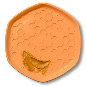 Project Hive Pet Company Disc & Lick Mat Dog Toy Sweet Mango Scent