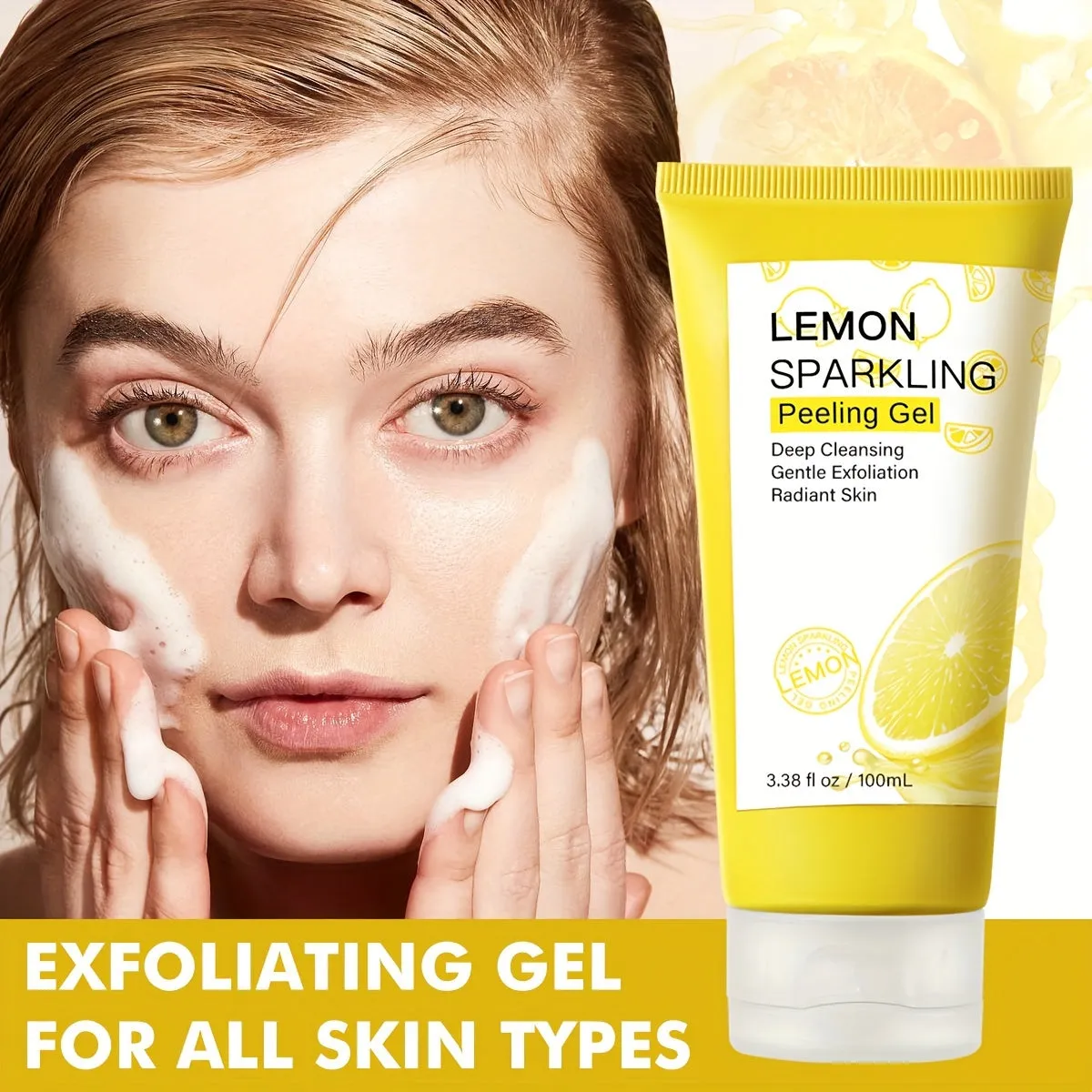 Revitalize with Lemon Sparkling Peel Exfoliate  Purify Skin