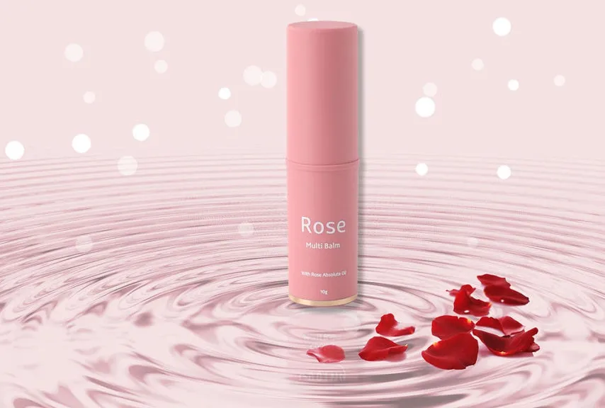 Rose Multi Balms Sticks Absolute Neck Wrinkles Nasolabial Folds Lines Whitening Moisturizers Facial Skincare Korean Beauty Like Baby Face Anti-ageing