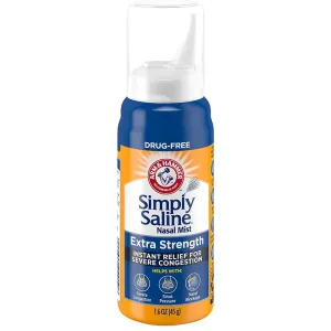 Simply Saline Nasal Mist Spray for Allergy & Sinus Relief, 1.5 oz