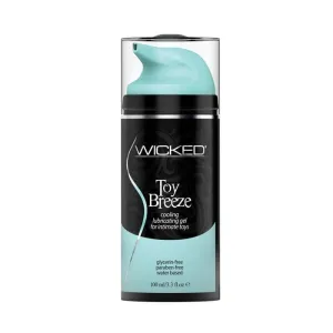 Wicked - Sensual Care Toy Breeze Water Based Cooling Lubricant 3.3 oz